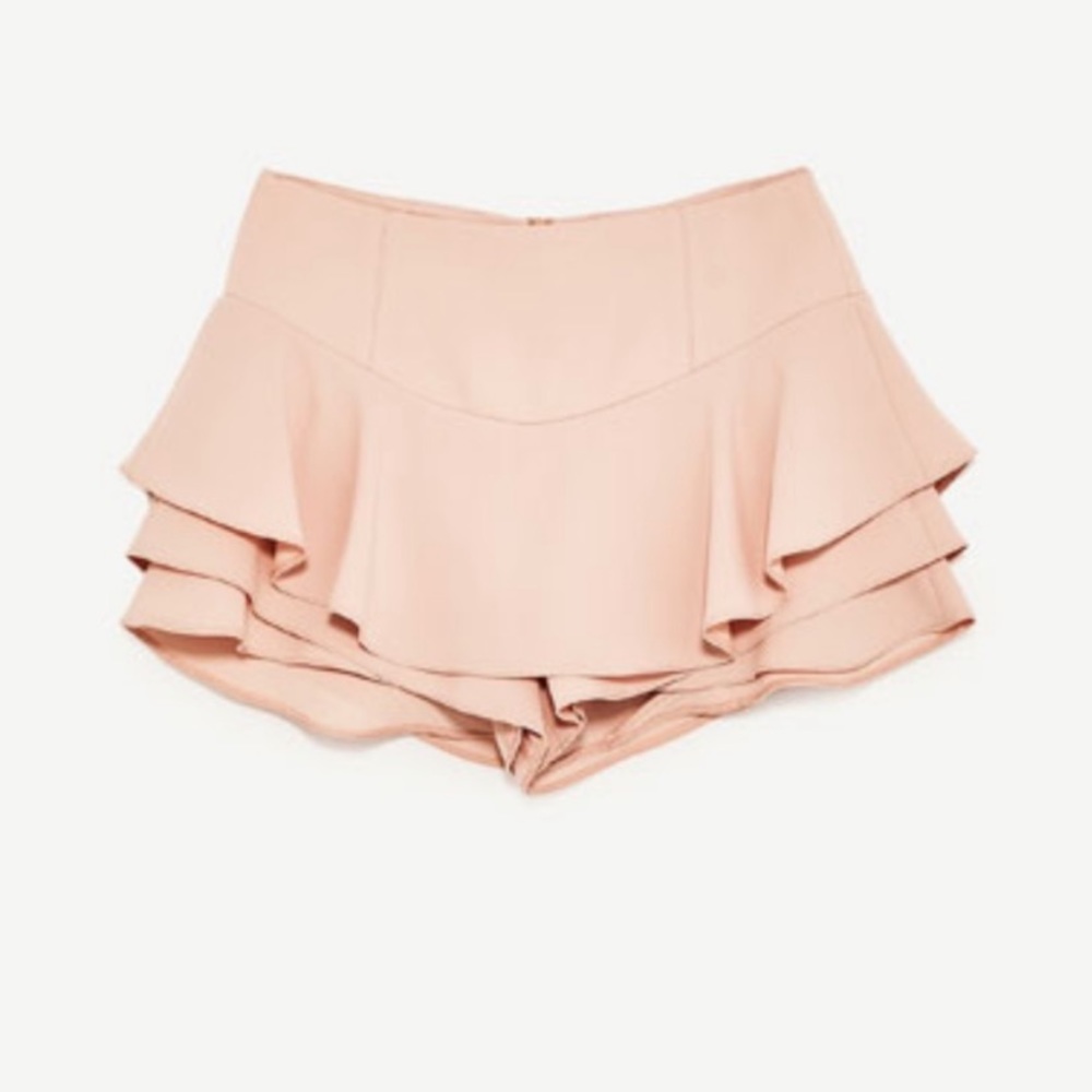 ZARA RUFFLE SKORT